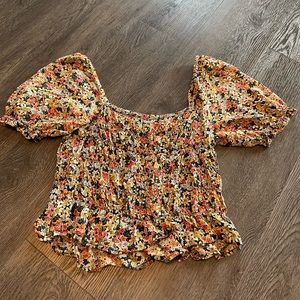 Patrons of peace off the shoulder long top